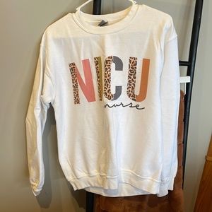 NICU nurse crew neck